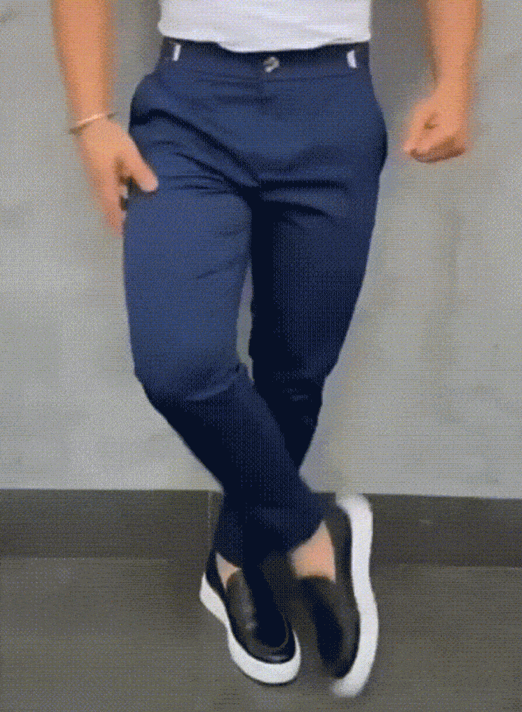 Broek heren | Slim fit broek met stretch