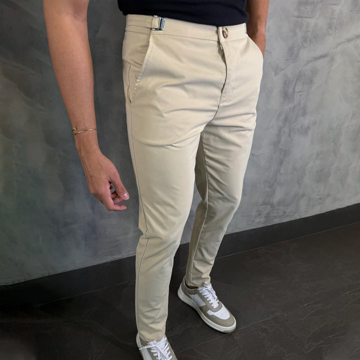 Broek heren | Slim fit broek met stretch