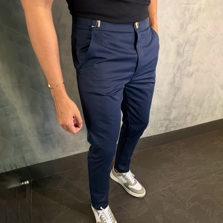 Broek heren | Slim fit broek met stretch