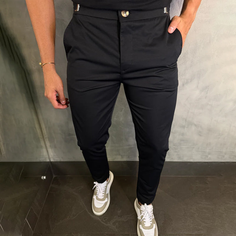 Broek heren | Slim fit broek met stretch