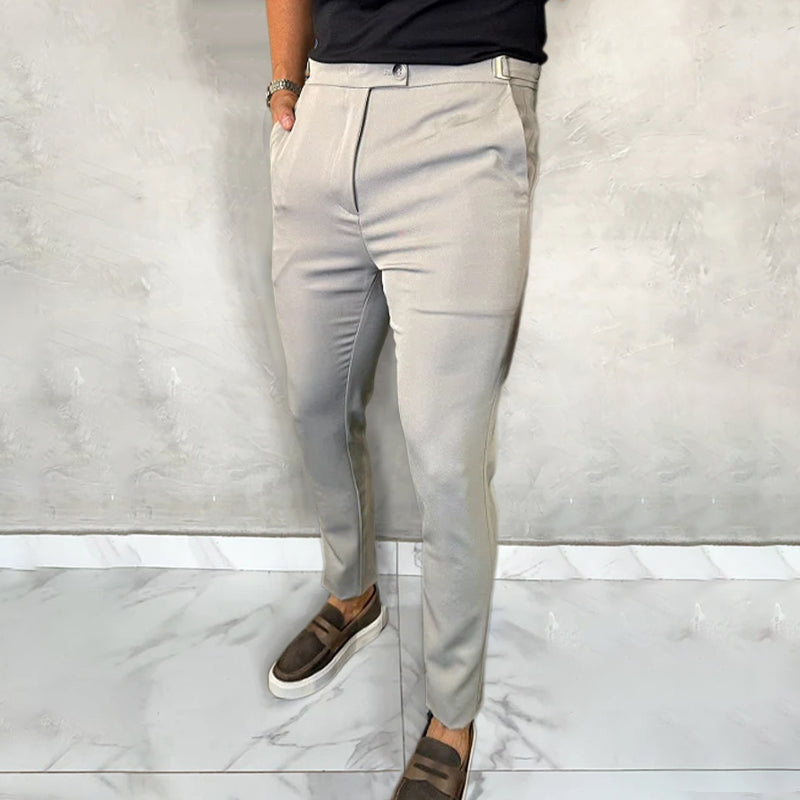 Broek heren | Slim fit broek met stretch
