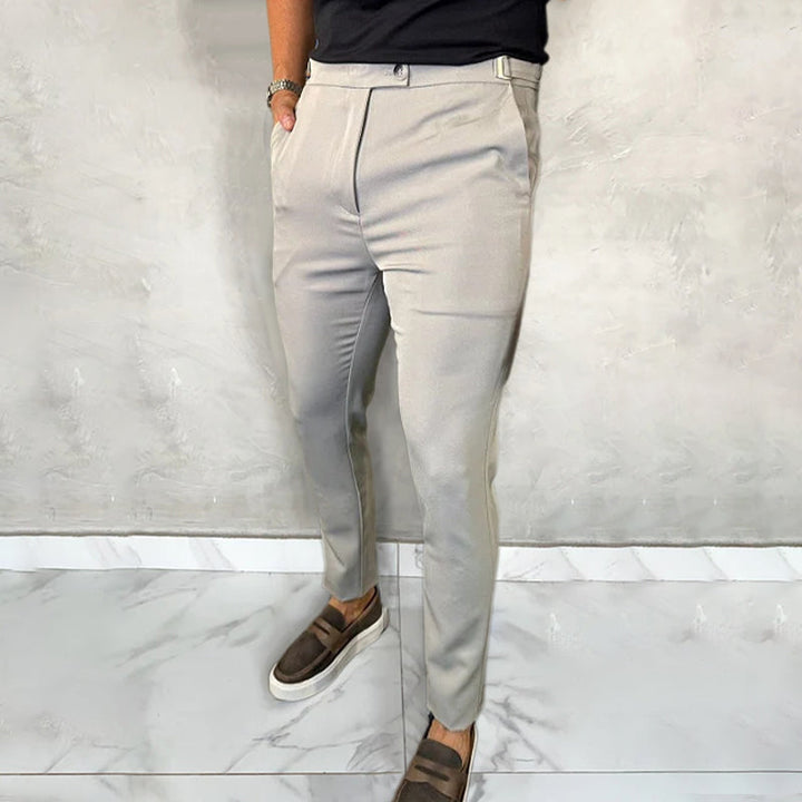 Broek heren | Slim fit broek met stretch