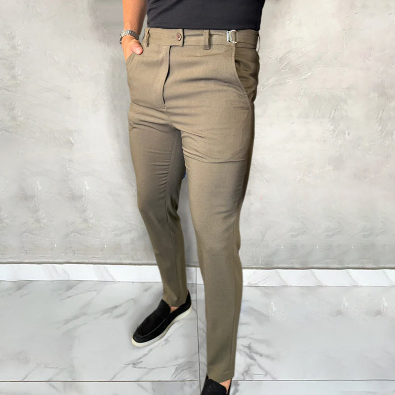 Broek heren | Slim fit broek met stretch