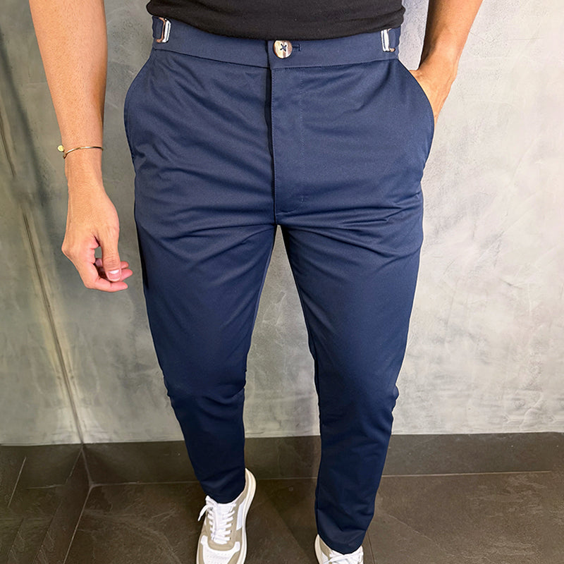Broek heren | Slim fit broek met stretch