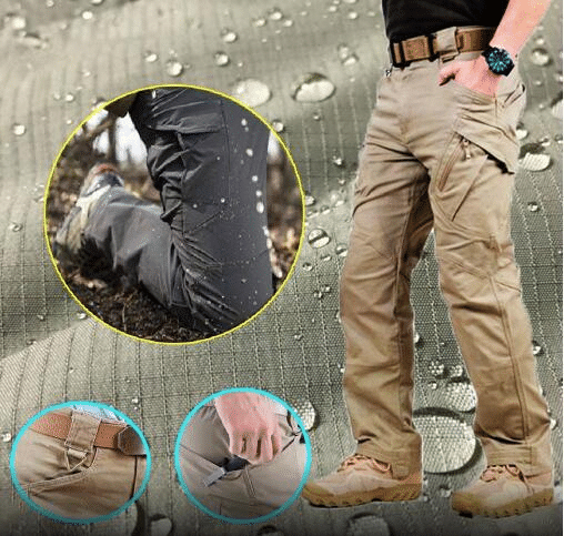 Cargo broek heren | Outdoor broek met zakken en stevige fit