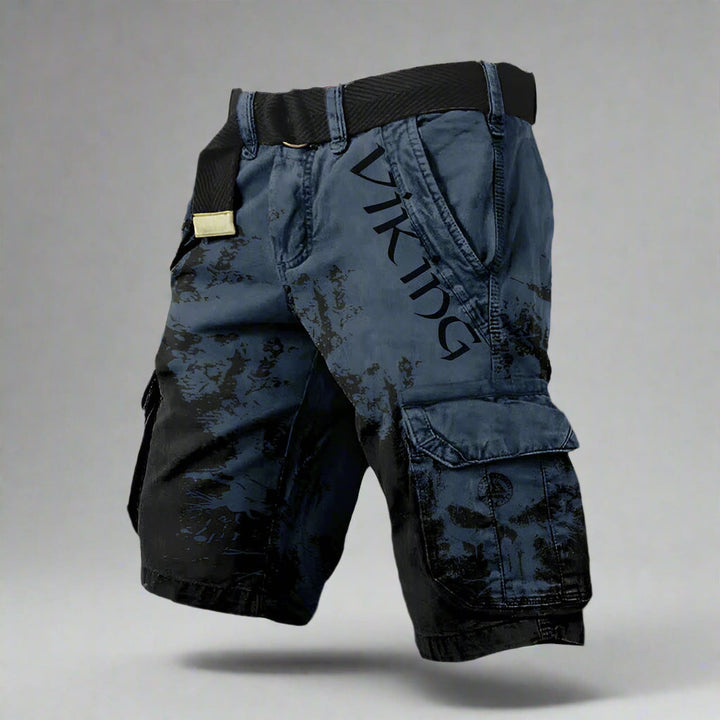 Cargo short heren | Korte broek met zakken en print