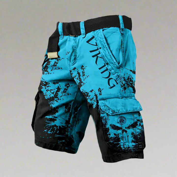 Cargo short heren | Korte broek met zakken en print