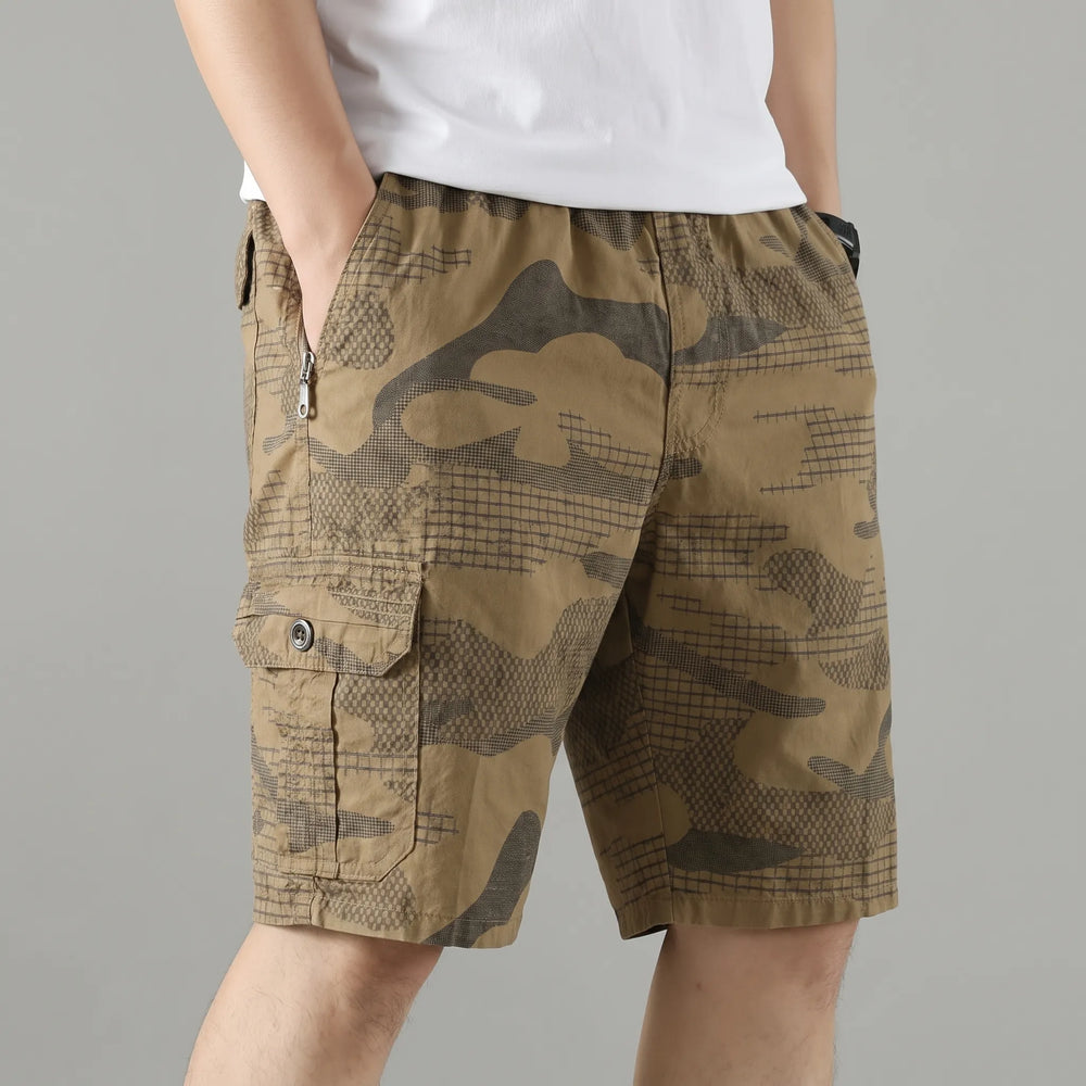 Cargo shorts heren | Camouflage short met zakken