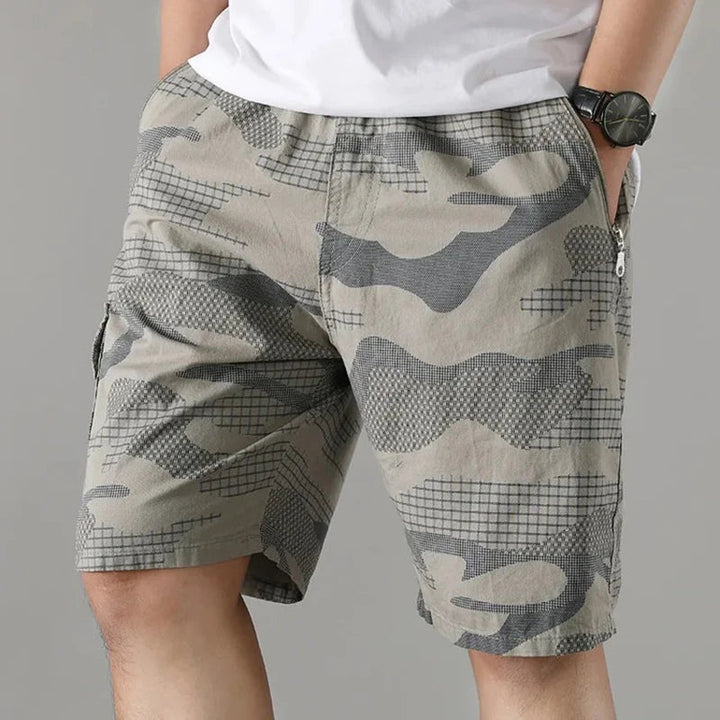Cargo shorts heren | Camouflage short met zakken