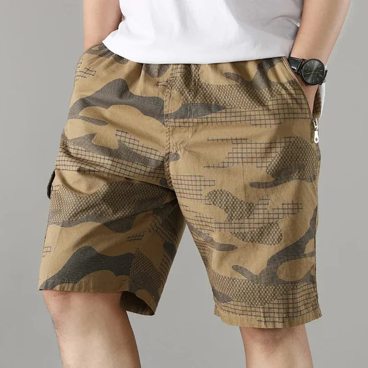 Cargo shorts heren | Camouflage short met zakken