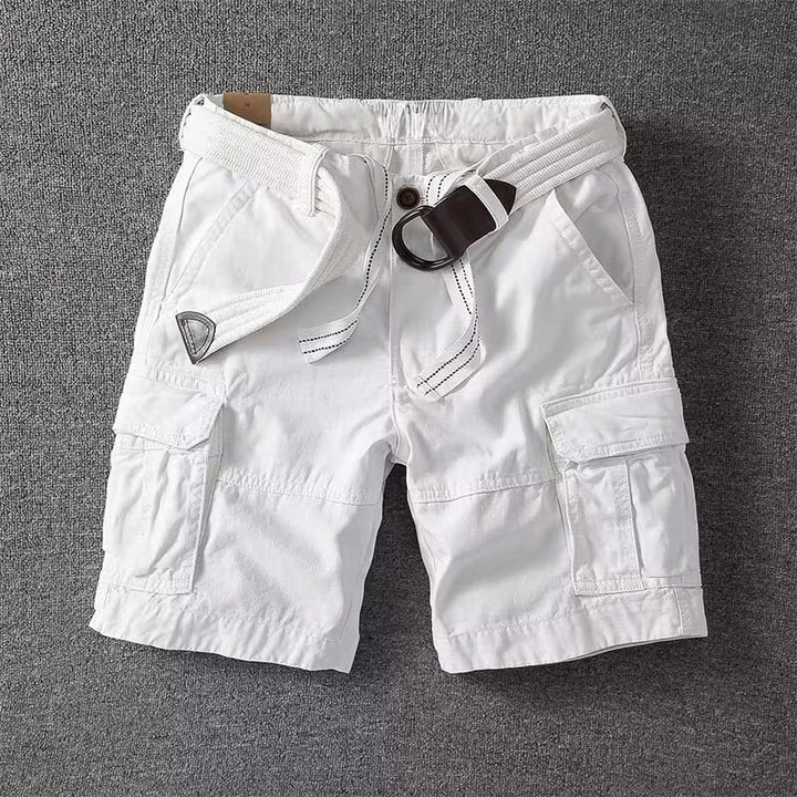 Cargo shorts heren | Casual korte broek met riem