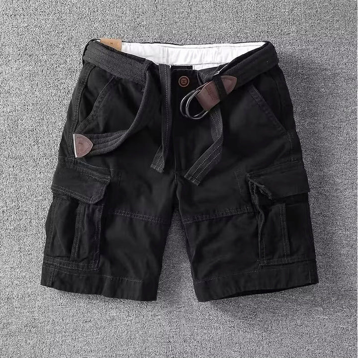 Cargo shorts heren | Casual korte broek met riem