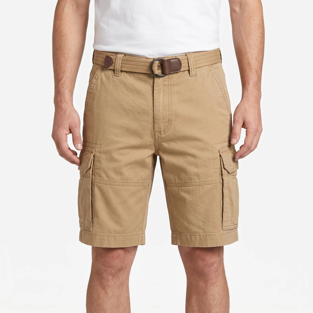 Cargo shorts heren | Casual korte broek met riem