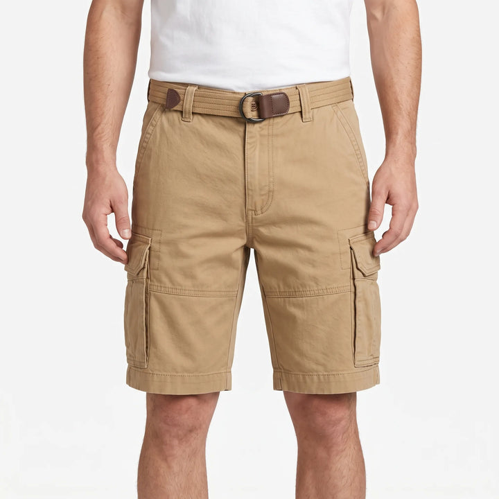 Cargo shorts heren | Casual korte broek met riem