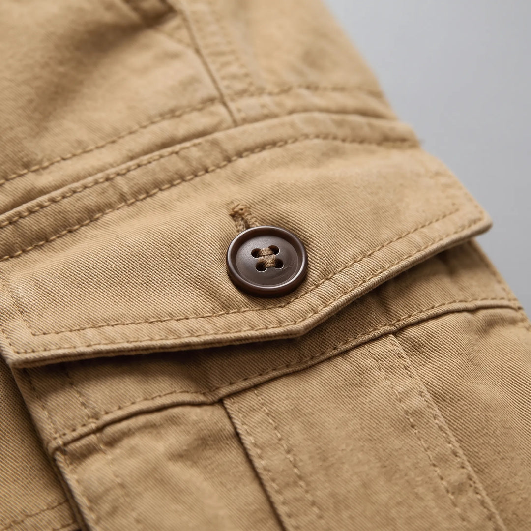 Cargo shorts heren | Casual korte broek met riem