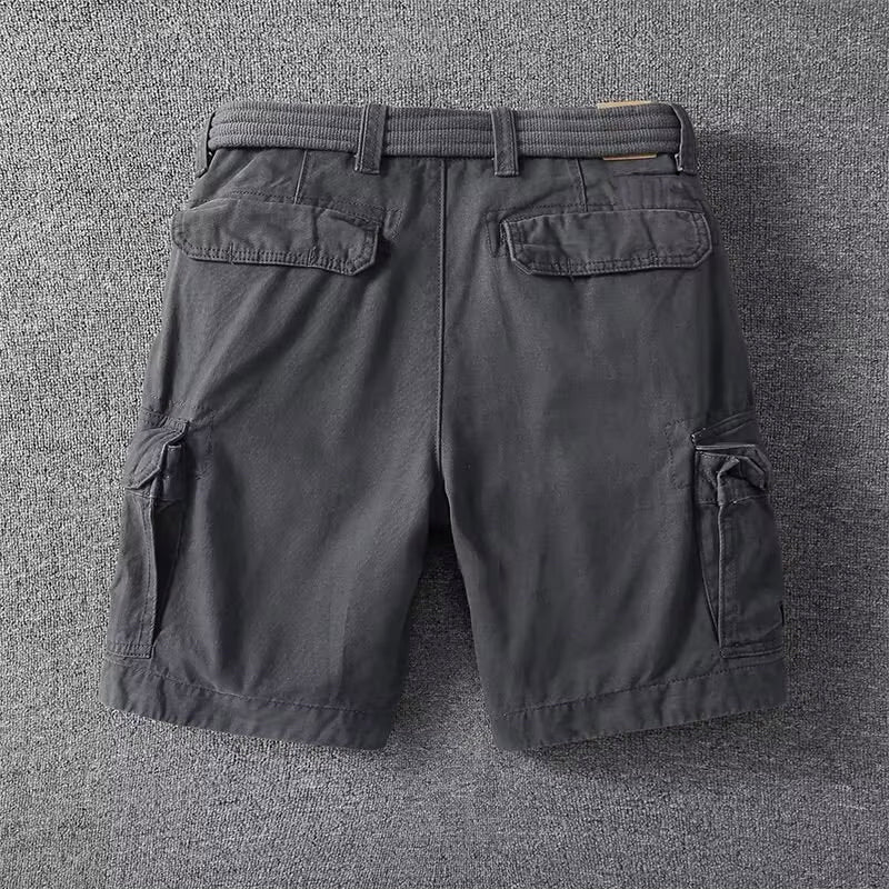 Cargo shorts heren | Casual korte broek met riem