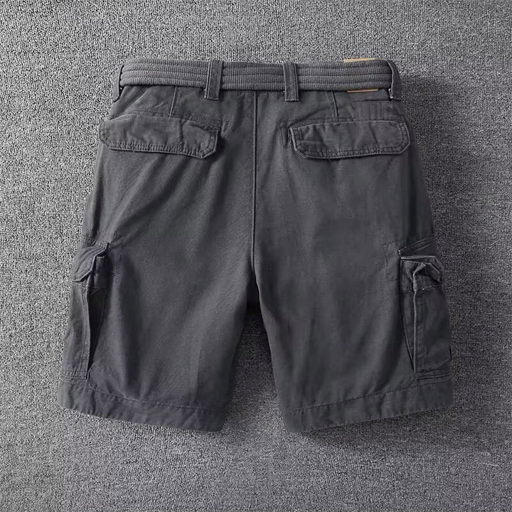Cargo shorts heren | Casual korte broek met riem