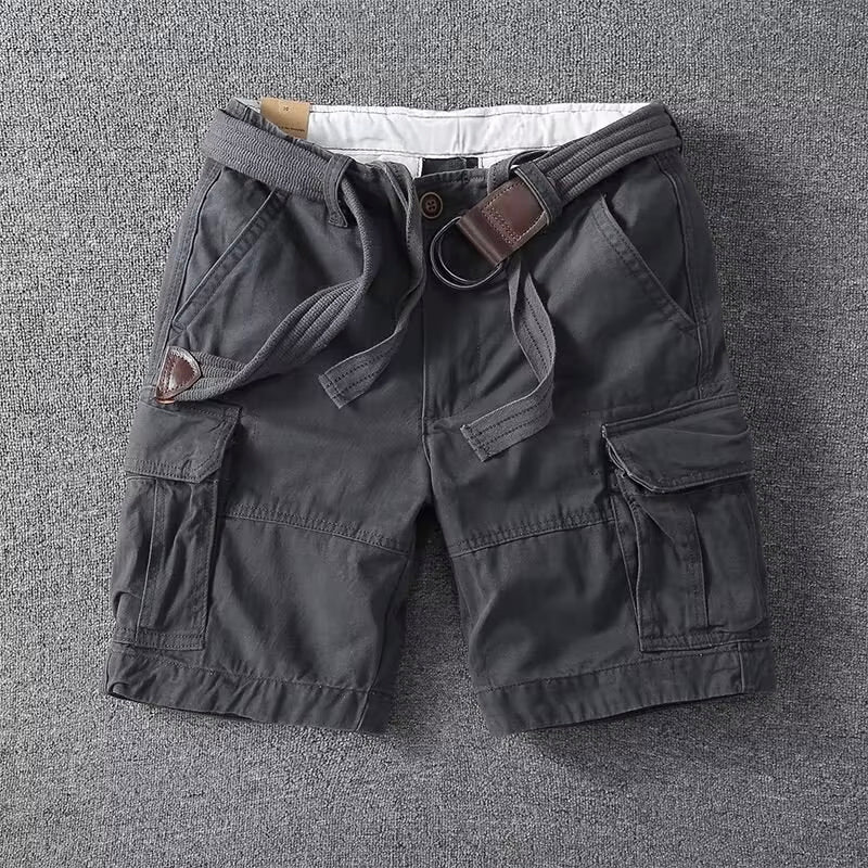 Cargo shorts heren | Casual korte broek met riem