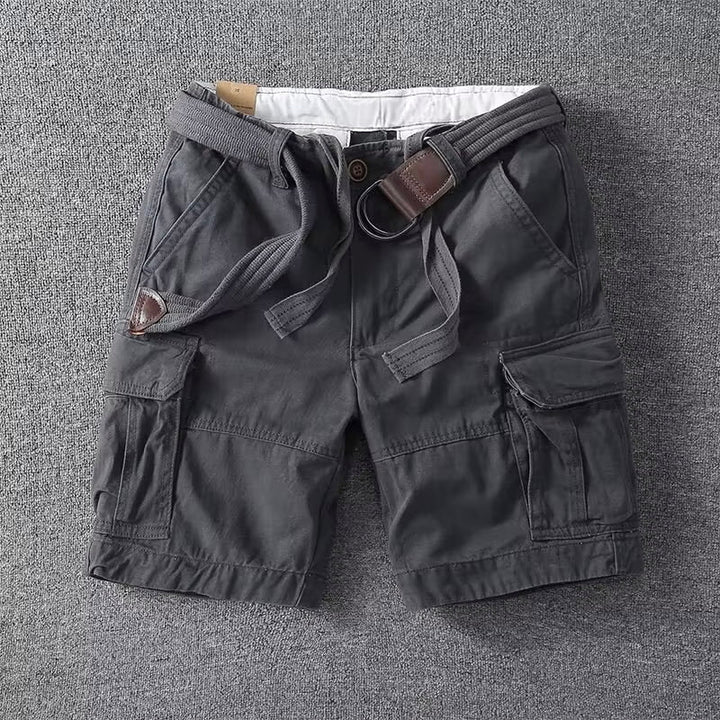 Cargo shorts heren | Casual korte broek met riem