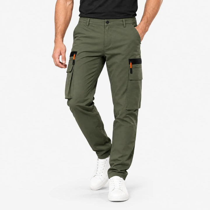 Cargobroek heren | Stretch model met elastische boorden