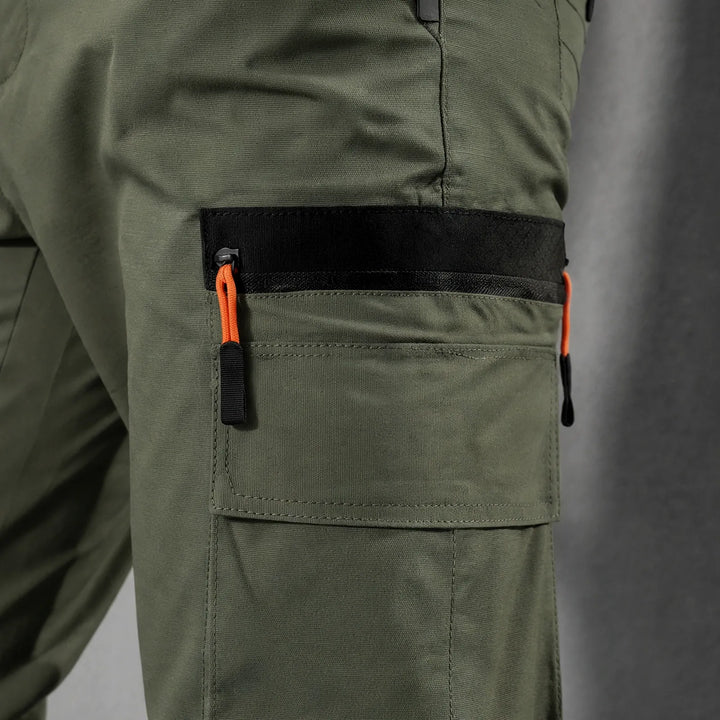 Cargobroek heren | Stretch model met elastische boorden