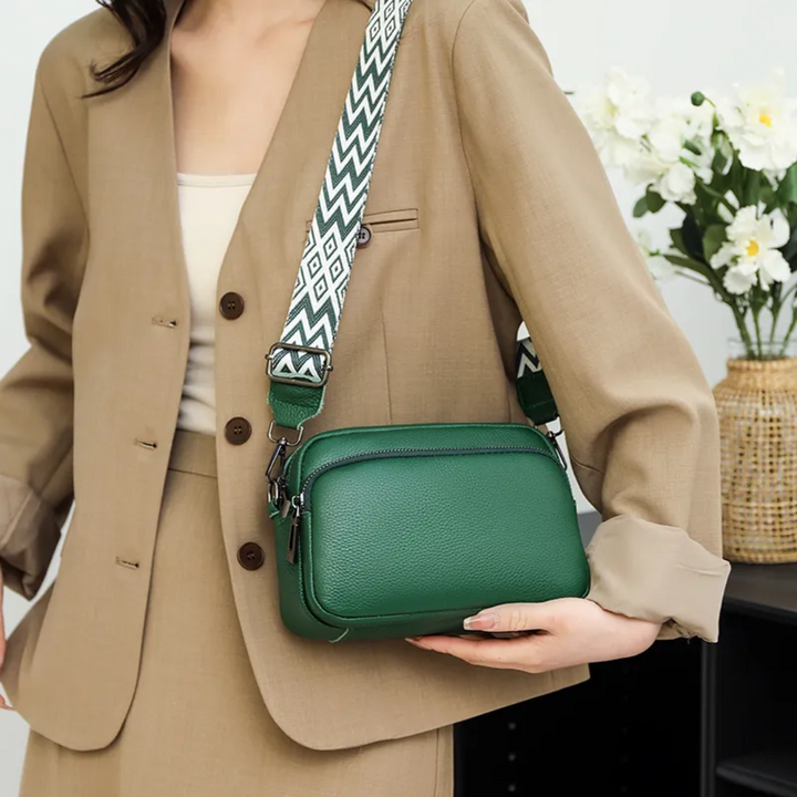 Craftura | Stijlvolle leren messenger tas met casual design