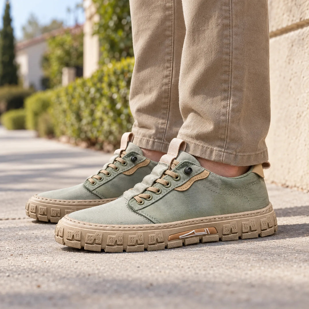 Casual heren sneakers met robuuste profielzool