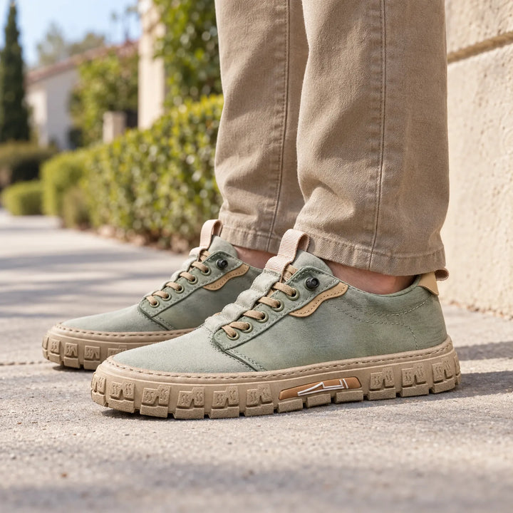 Casual heren sneakers met robuuste profielzool