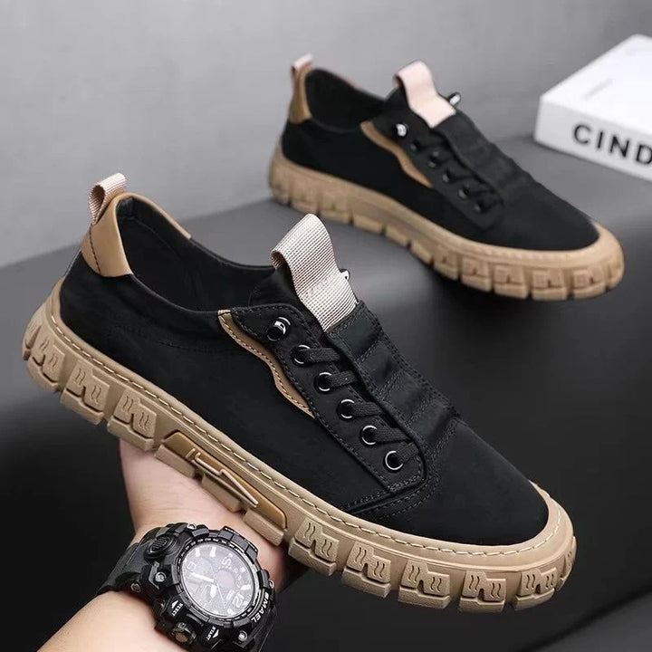 Casual heren sneakers met robuuste profielzool