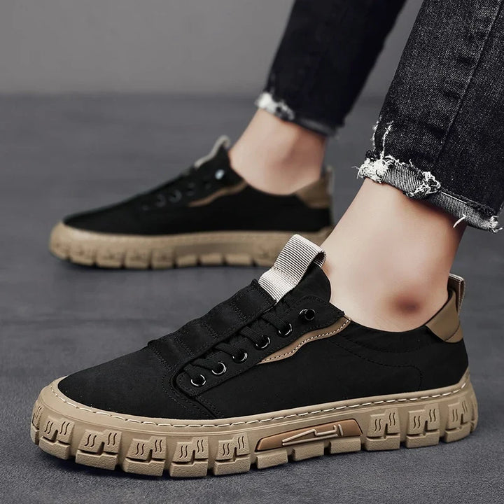 Casual heren sneakers met robuuste profielzool