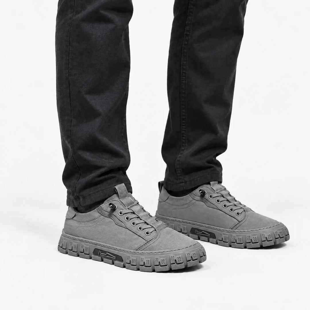 Casual heren sneakers met robuuste profielzool