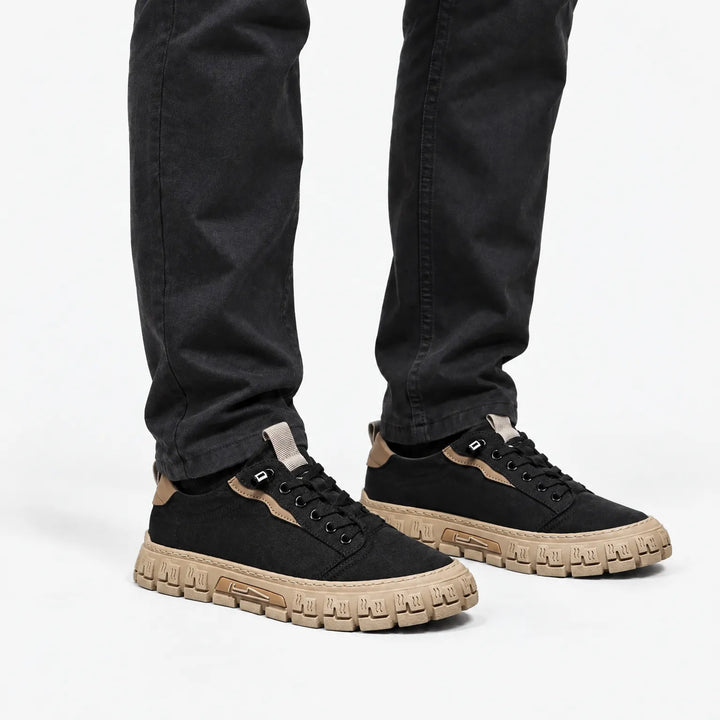 Casual heren sneakers met robuuste profielzool