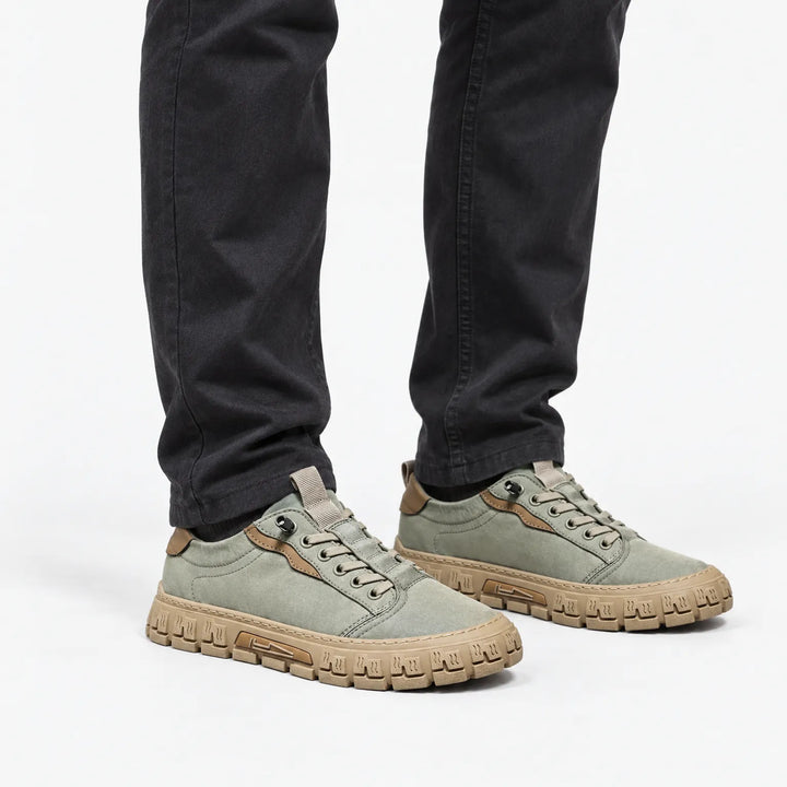 Casual heren sneakers met robuuste profielzool