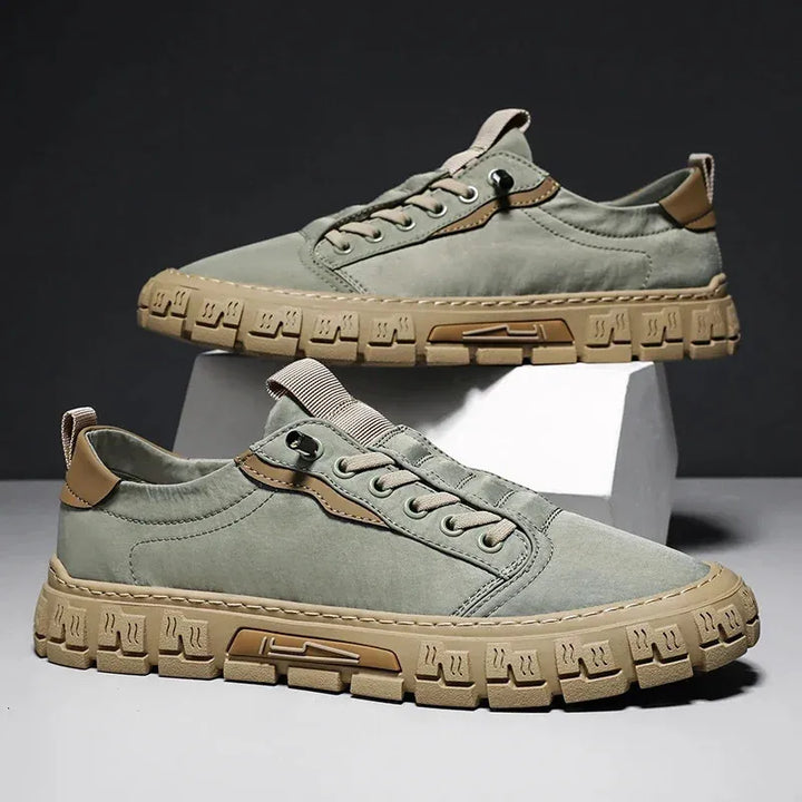 Casual heren sneakers met robuuste profielzool