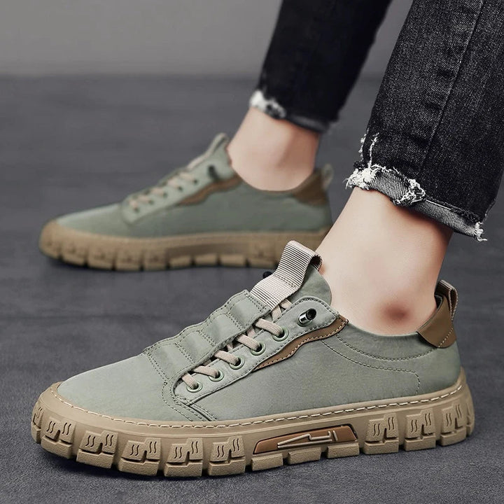 Casual heren sneakers met robuuste profielzool