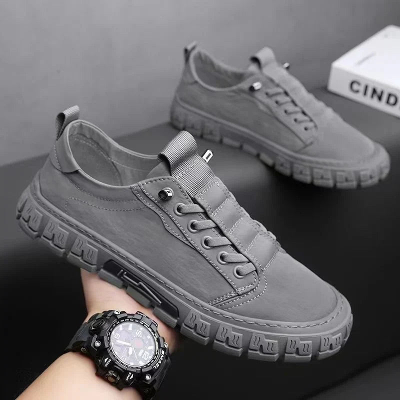 Casual heren sneakers met robuuste profielzool