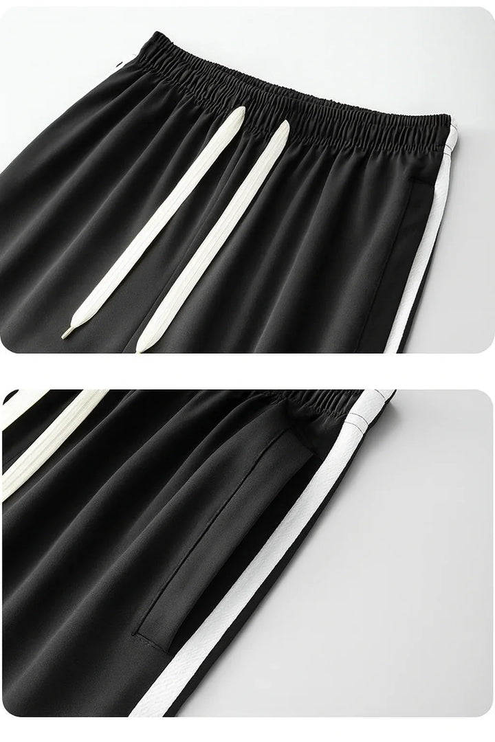 Heren trainingspak | Sportief tracksuit met rits en streepdesign