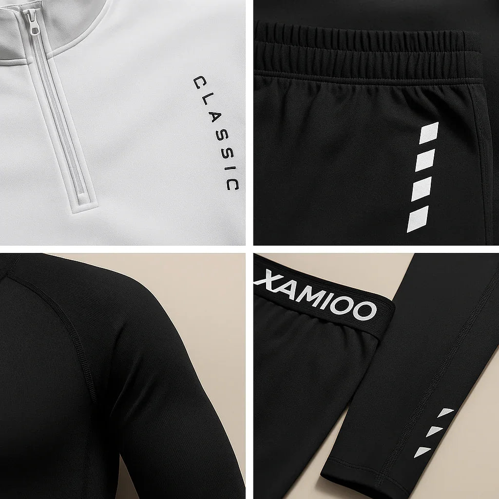 Heren sportset 4-delig | Thermokleding en sportset