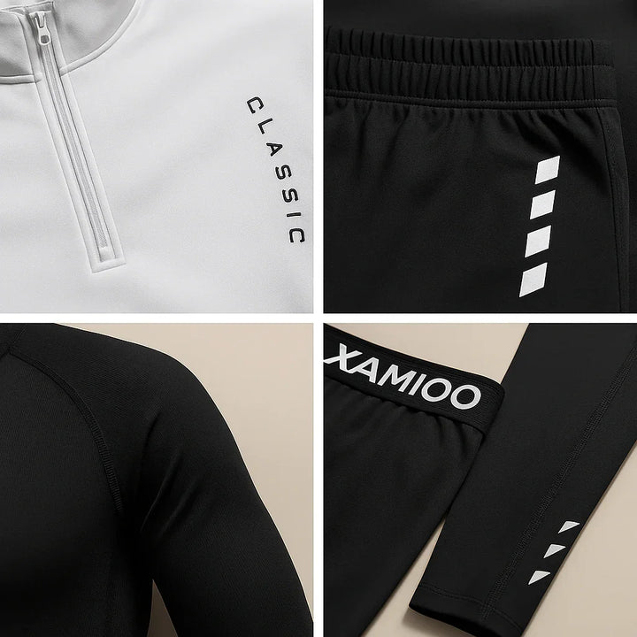 Heren sportset 4-delig | Thermokleding en sportset