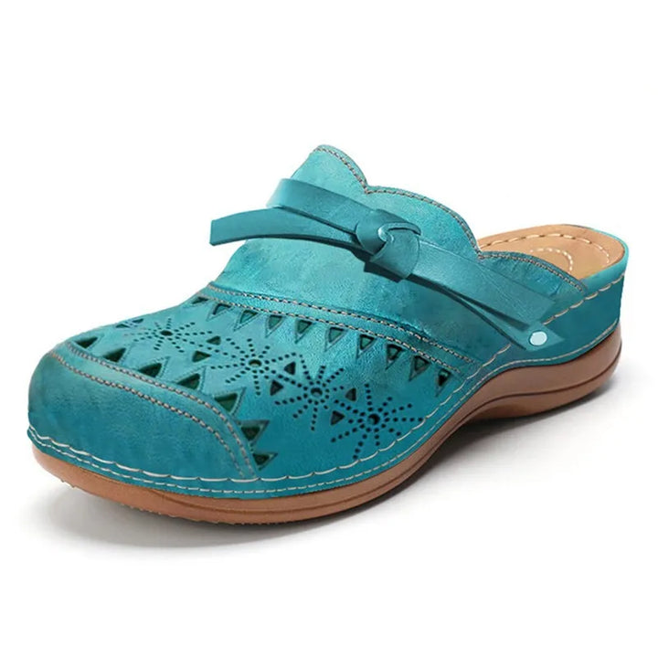 Clogs dames | Comfortabele clogs met uitgesneden patroon