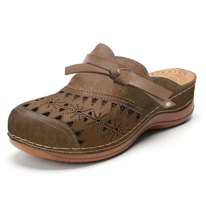 Clogs dames | Comfortabele clogs met uitgesneden patroon