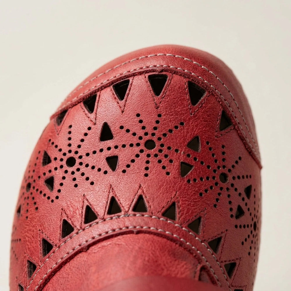 Clogs dames | Comfortabele clogs met uitgesneden patroon
