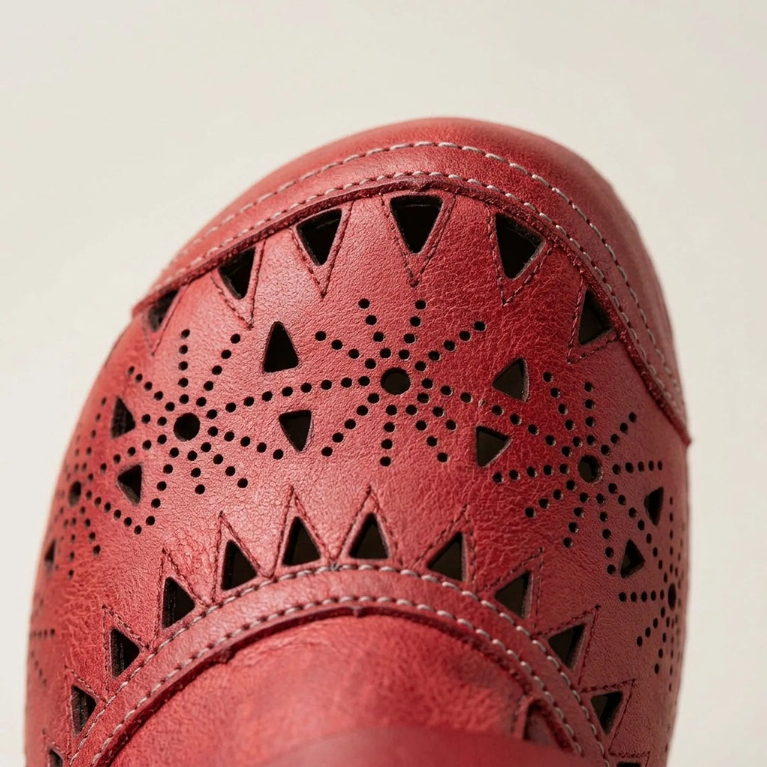 Clogs dames | Comfortabele clogs met uitgesneden patroon