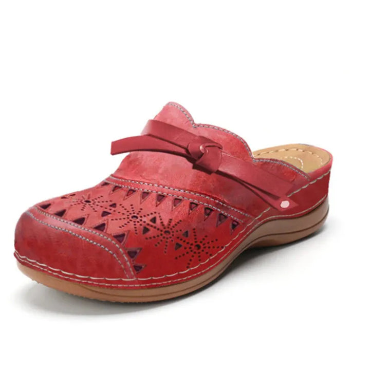 Clogs dames | Comfortabele clogs met uitgesneden patroon