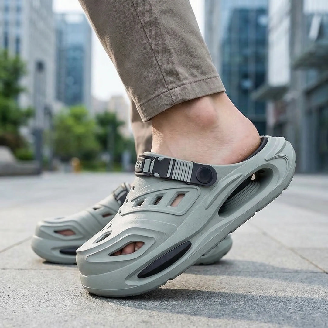 Clogs heren | Comfort slip-on clogs met verstelbare band