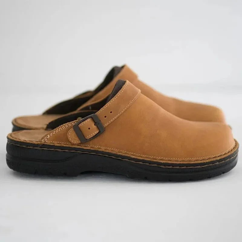 Clogs heren | Comfortabele clogs met verstelbare gesp