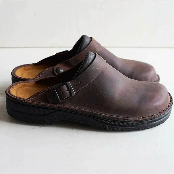 Clogs heren | Comfortabele clogs met verstelbare gesp