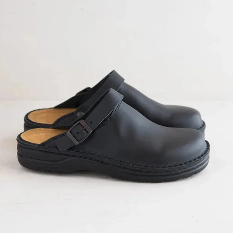 Clogs heren | Comfortabele clogs met verstelbare gesp