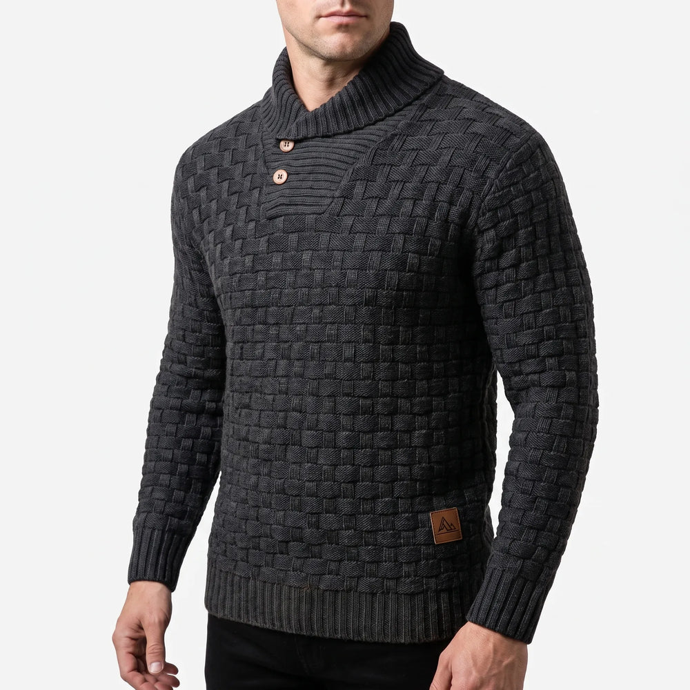 Colbert heren | Casual blazer met opstaande kraag en zakken