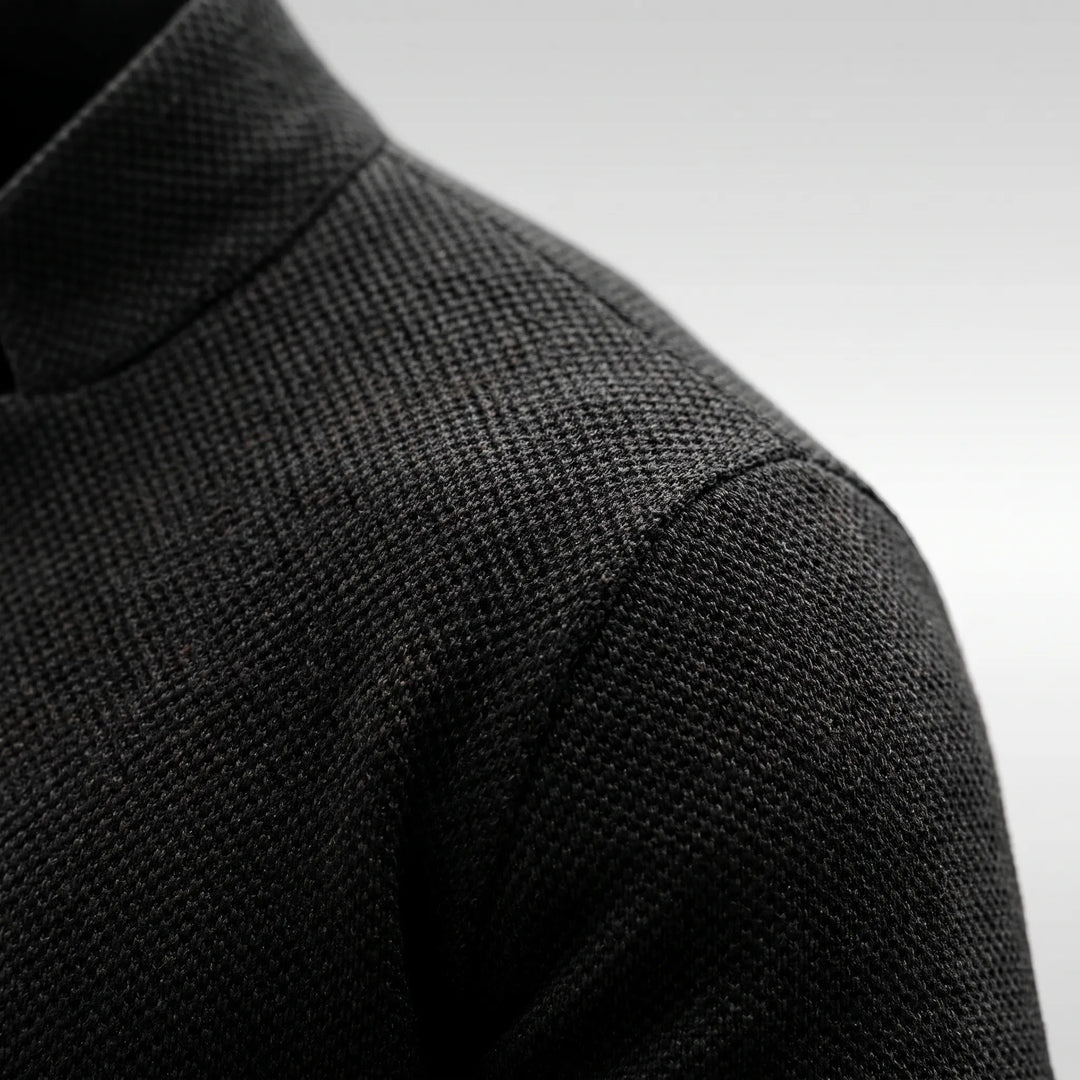 Colbert heren | Casual blazer met opstaande kraag en zakken